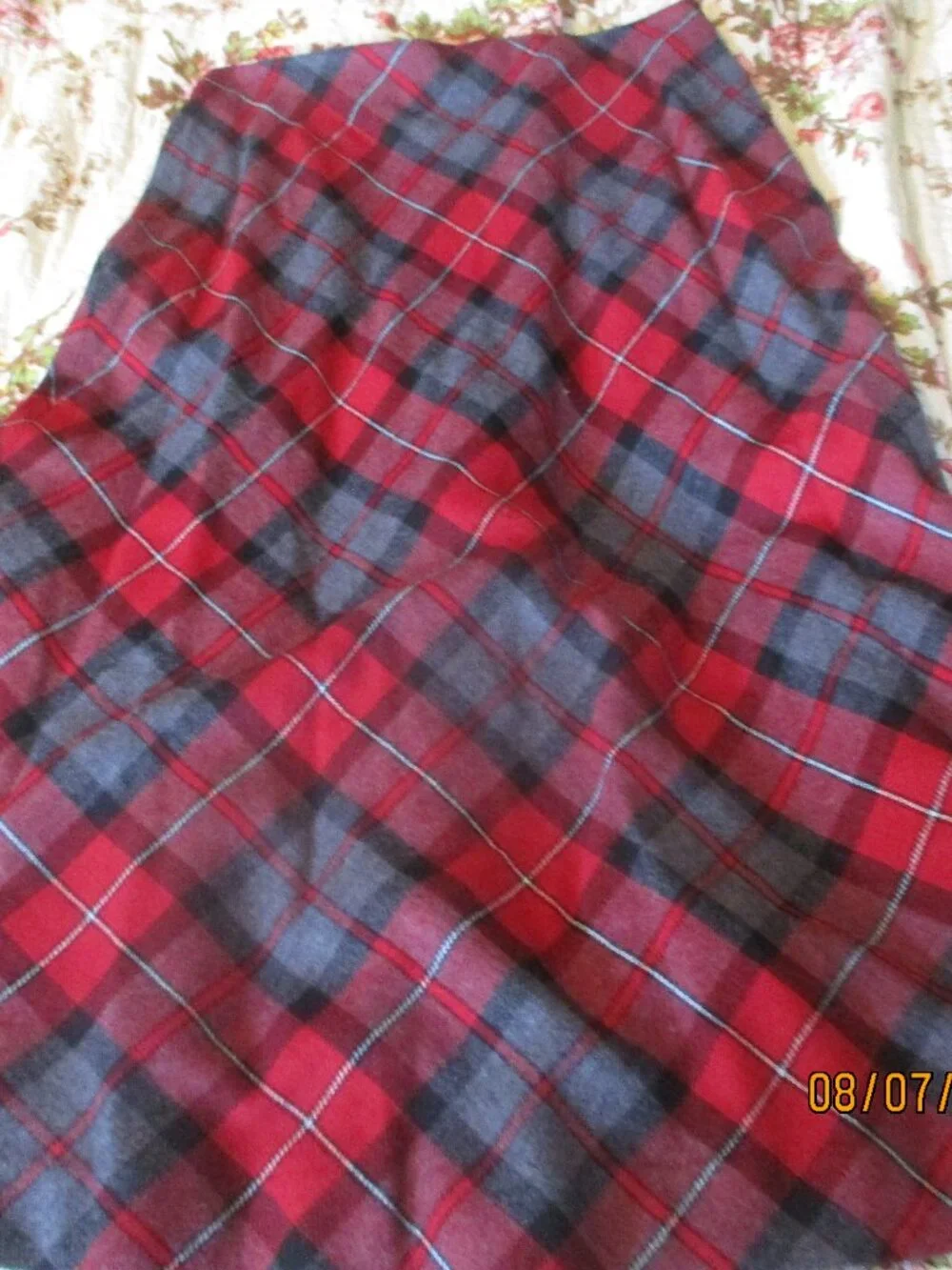 Appleseeds Size 10 Bias Tartan Maxi Skirt Like new